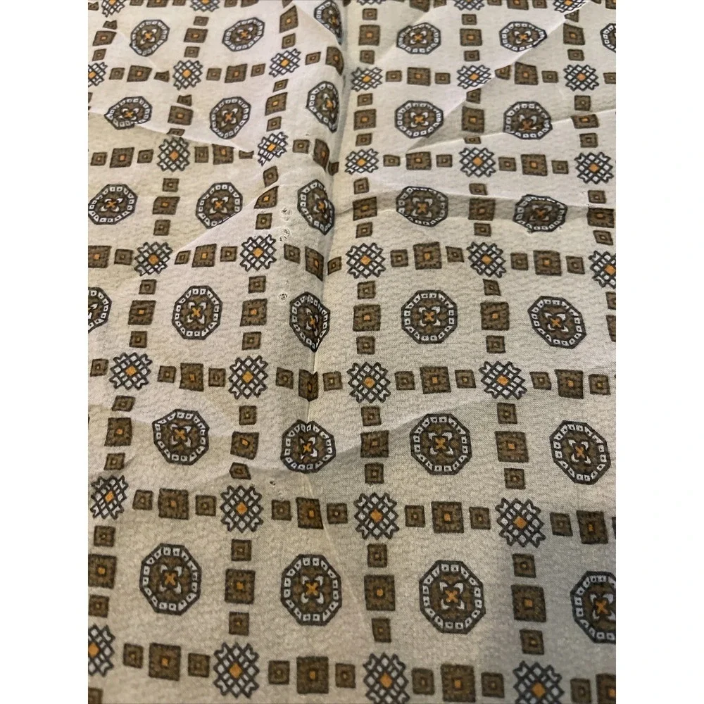 Vintage Burmel Womens Silk Scarf Mid Centry Retro Design (TD)